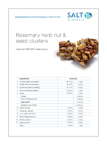 Rosemary herb nut-seed cluster