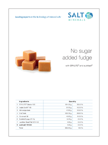 No sugar added vegan fudge