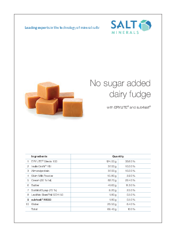 No sugar added dairy fudge