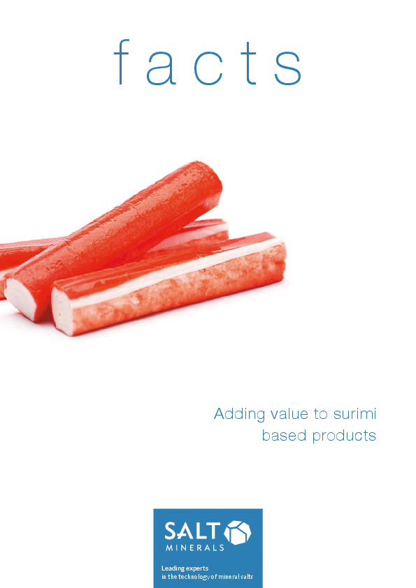 Article: Adding value to surimi based products