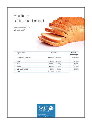 35% sodium reduced bread